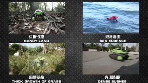 XIONGQI 989-393 2.4GHz Amphibious Stunt Waterproof High Speed RC Tank Boat RM7192