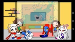 [RUS] Undertale reacts to Megalovania Animation (GC)