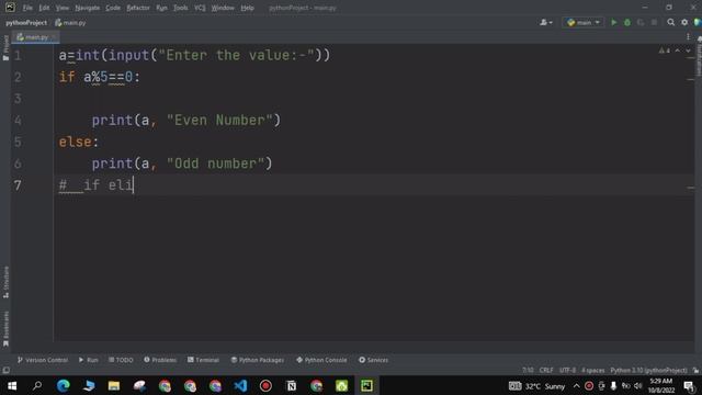 Conditional Statements in Python (if, else, if elif else )