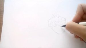 Эмблема ПФК ЦСКА рисунок карандашом часть 1