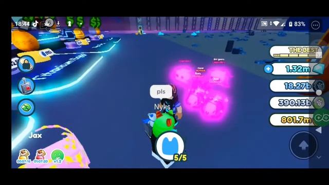 розыгрыш Мега петов и раздача в* PET SIMULATOR X * и лифтинг симулятор смотреть онлайн