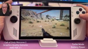 Asus ROG Ally Call of Duty Warzone 2 and Roblox Extreme Graphics Quality