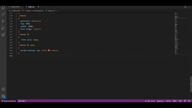 Build and Deploy Ecommerce Website With HTML CSS |making a website with html css #ecommercewebsite