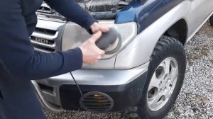 полировка ФАР за 5 МИНУТ! вскрытие порогов PAJERO IO PININ TR4