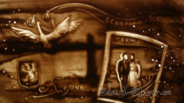 ✨ Песочная анимация на День Рождения - "Папа, поздравляем!" ? Студия рисования песком "Sand-Show" ?