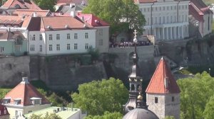 Kohtuotsa viewing platform view from Oleviste Church. Tallinn.