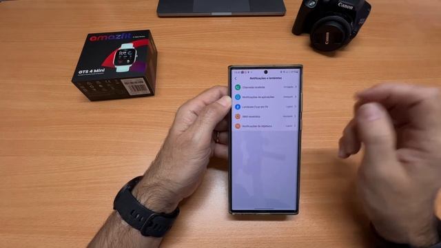 Como Configurar notificações no AMAZFIT GTS 4 MINI