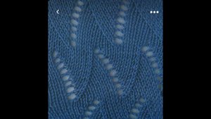 Очень простой узор спицами