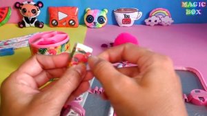 Заполняем и собираем пенал в школу новой канцелярией с фламинго