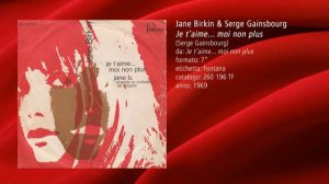 Jane Birkin & Serge Gainsbourg - Je t'aime... moi non plus (1969)