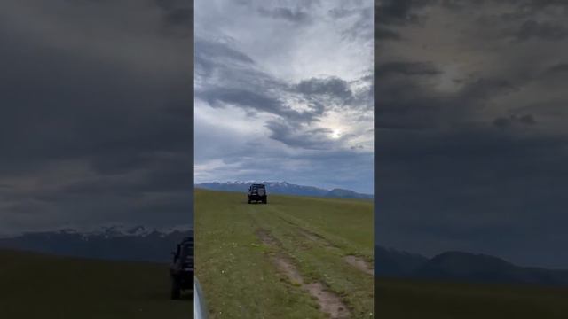 Nissan Patrol в горах Казахстана. 2700 meters above sea level. Kazakhstan. Summer 2022.