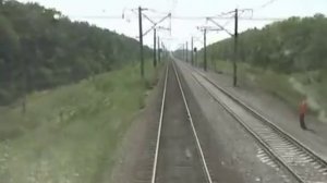 Ртищево-Лиски. Вид из кабины электровоза ЧС4