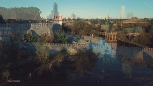 Новодевичий монастырь с воздуха 2019