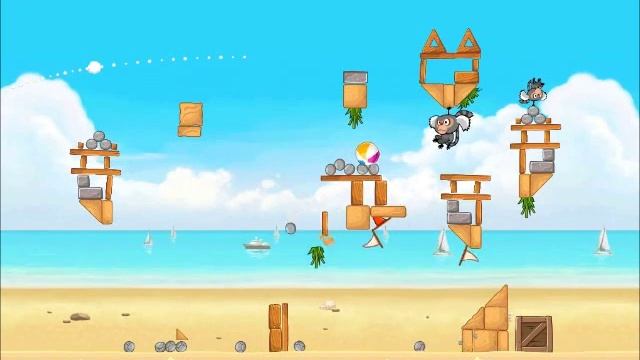 Official Angry Birds Rio Walkthrough Beach Volley 6-14 смотреть онлайн