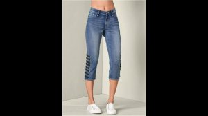 Denim Capri Pants Designs for Girls 2021| Girls Jeans| Jean Capri pants| Capris|Kafri For Girls 202