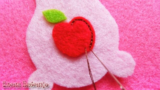 Ёжик из фетра. Украшение для цветочного горшка. Мастер-класс | Felt Hedgehog Tutorial