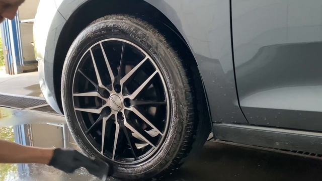 Отмоет ли juicy citrus от foam heroes грязную резину #детейлинг #detailing