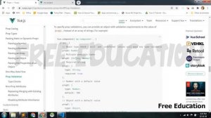 Validation in Props | Vuejs in Tamil | FreeEducation in Tamil  part 18