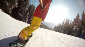 Большая скорость на сноуборде