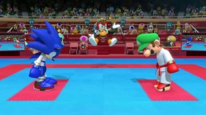 Mario & Sonic At The Olympic Games Tokyo 2020 Event Karate CPU Hard Sonic Vs Metal Sonic & Luigi
