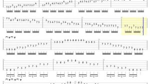 Guitar Player BRASIL - Padrões | GUITAR TAB (Standard tuning)