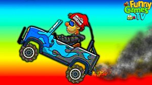 про гонки на крутых тачках Аварии безумные машинки в игре Hill Climb Racing 2