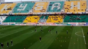 Разминка перед матчем ФК Краснодара