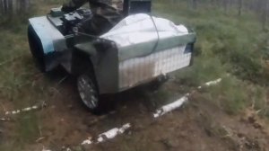Помор Х 6 (с браком видео) на улучшенном вездеходе в болото