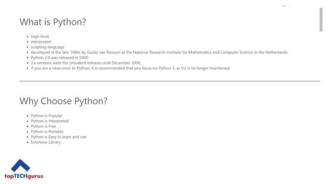 Python Basics - What is Python and Why learn it?