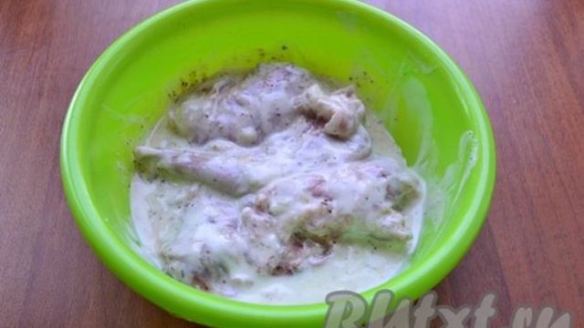 Рецепт кролика в кефире