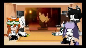 🍃||Реакция бродячих псов на TikTok||Gacha club||🍃