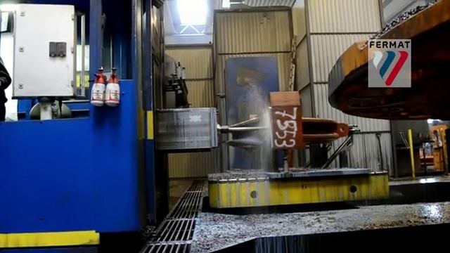 Горизонтально-расточной станок с зажимной плитой FERMAT WRF 150 с ЧПУ - глубокое растачивание
