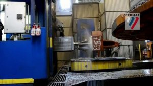 Горизонтально-расточной станок с зажимной плитой FERMAT WRF 150 с ЧПУ - глубокое растачивание