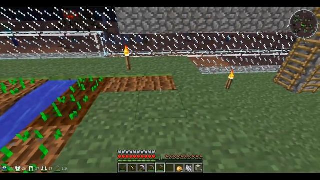 Ядерные выживания в майнкрафт  3 Трава у дома Выживание в майнкрафт с модами