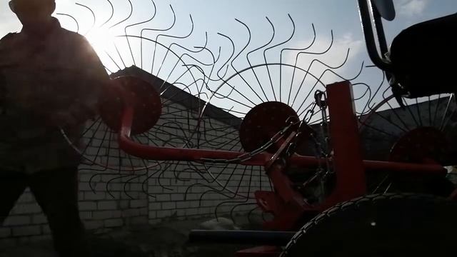 Всё о ворошилке и адаптере для мотоблока. смотреть онлайн