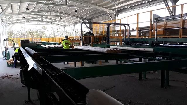 A.E.Gibson & Sons Post Docker Infeed Sawmilling Equipment & Machinery смотреть онлайн