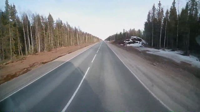 Трасса М8 на Москву. [ ✕ Новодвинск - Брин-Наволок, ✕ Р1 ] смотреть онлайн