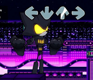 fnf vs Чёрного металл Соника