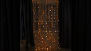 Гирлянда светодиодная штора 3х2 желт