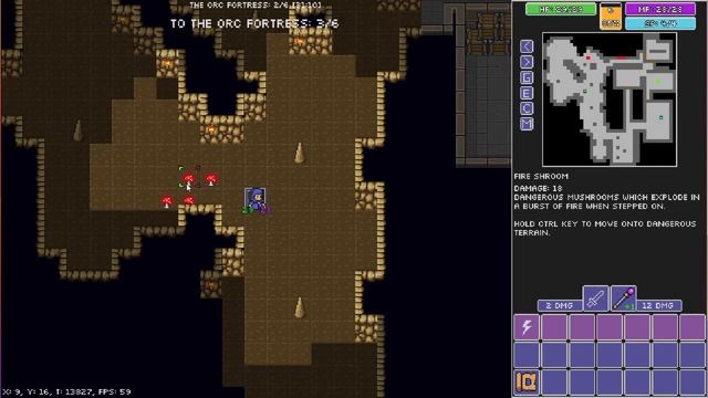 Rogue Fable 3 - Challenge - No direct damage Storm Mage смотреть онлайн