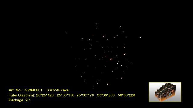 Батареи салютов GWM6601 - "PROFESSIONAL EFFECTS"