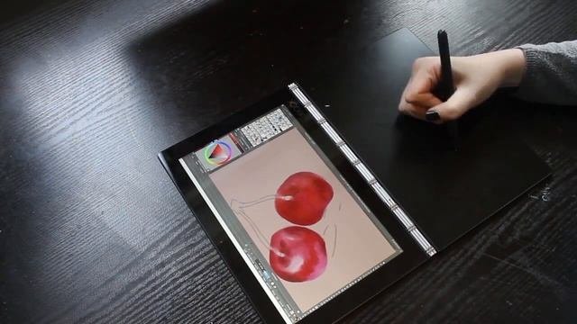 Painting On The Lenovo Yoga Book Using Krita