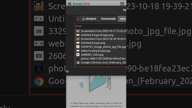 Compress Images with SmallJPG.org - Free And Fastest Image Compressor
