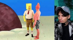 Я ПОСМОТРЕЛ ПАРОДИЮ НА ГУБКУ БОБА И МНЕ БЫЛО ОЧЕНЬ СТРАШНО! @OneTwoOneTwoRS