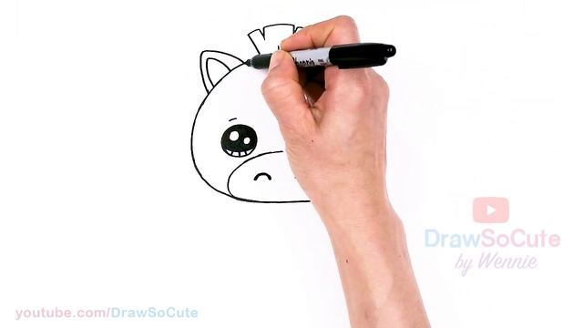 Learn How to Draw a Zebra Easy Cute Animal смотреть онлайн