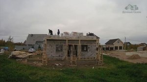 Строительство блочного дома компанией Дачный Сезон.