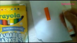 8 смываемых фломастеров Crayola (Крайола)