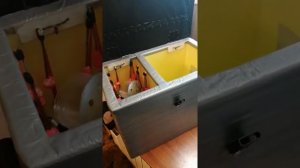 Рыболовный ящик из пенопласта своими руками.