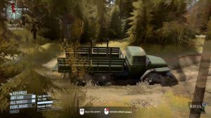 spintires mudrunner | Map the BOG | going to the log station | episode 01 | Adventure with siam