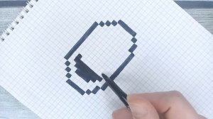 Как нарисовать знак Бэтмена по клеточкам / Рисуем значок-логотип Бэтмена поэтапно / Лайк АРТ